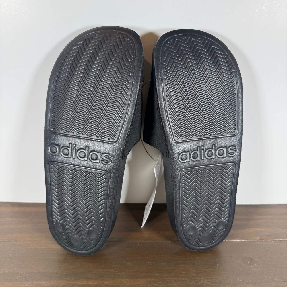 Adidas Adilette Shower K Slides Black White Kids Size 2 Sandals G27627 NWT New - Picture 7 of 12